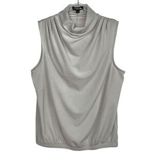 Express Gray Velvet Mock Neck Tank Small NWT